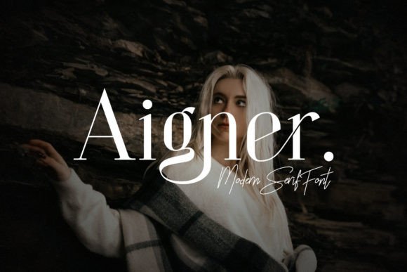 Aigner: A Stylish Serif Typeface for Handmade Products