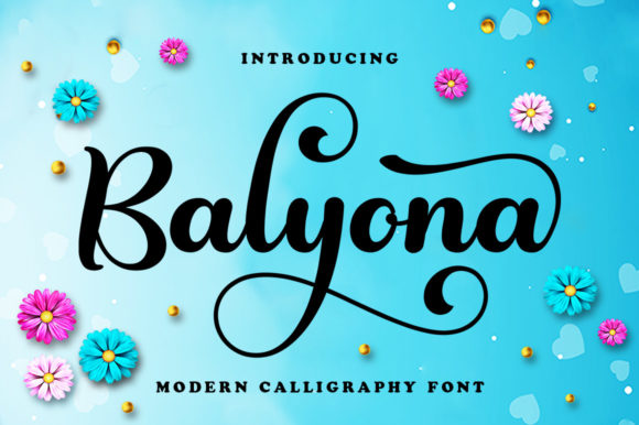 Balyona: The Handwritten Typeface for Luxury Brand Identity