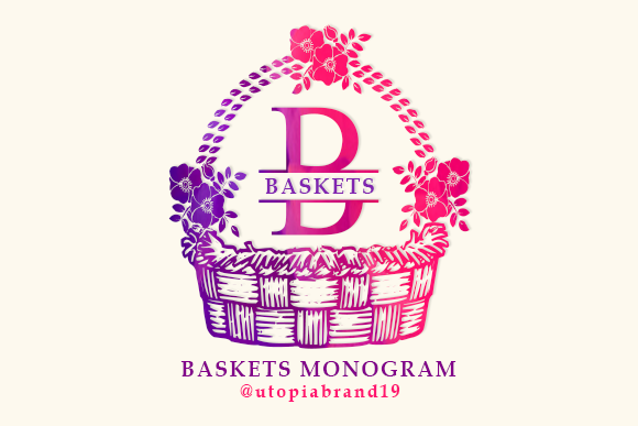 Baskets Monogram: A Creative Font for Distinctive Brand Identity