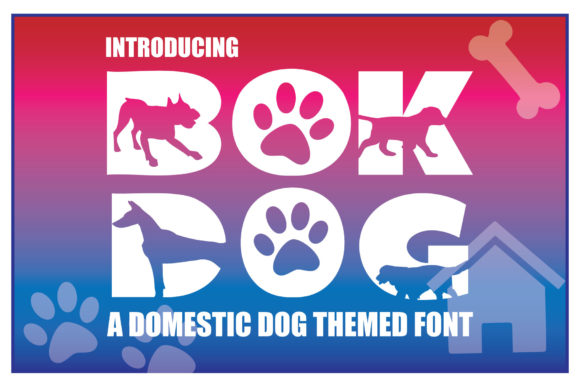 Bok Dog Typeface: Elevate Your Craft Projects with Friendly, Thick Lettering