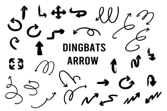 Dingbats Arrow: The Creative Font for Scroll-Stopping Visuals