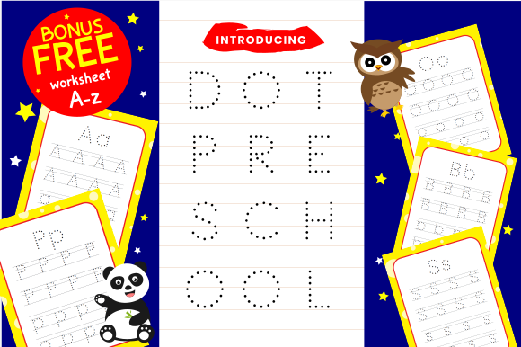 Dot Preschool: The Creative Typeface for Polished Brand Visuals