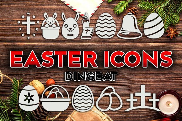 Easter Icons Typeface Review: A Creative Dingbats Font for Festive Branding
