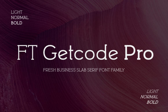 FT Getcode Pro: A Serif Typeface for Modern Editorial Design