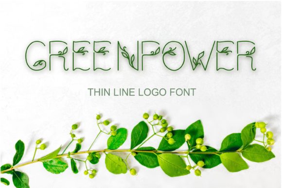 Greenpower: The Romantic Typeface for a Polished Brand Identity