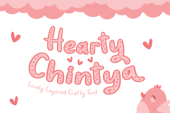 Hearty Chintya: A Decorative Typeface for Polished Brand Identity