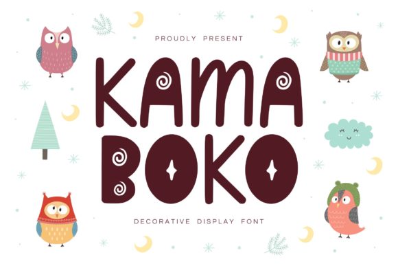 Kamaboko: A Sweet Decorative Typeface for Playful Editorial Design