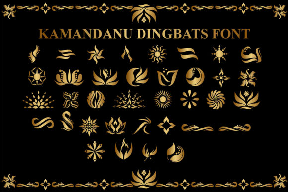Kamandanu Dingbats: Elevate Campaign Visuals with Creative Type