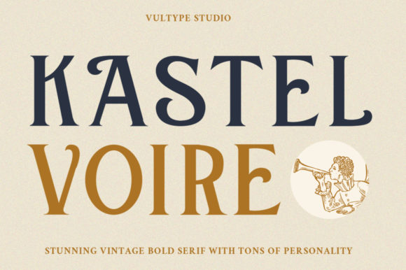 Kastel Voire: A Serif Typeface for Modern Web Design