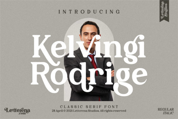 Kelvingi Rodrige: A Versatile Serif Typeface for Modern Branding