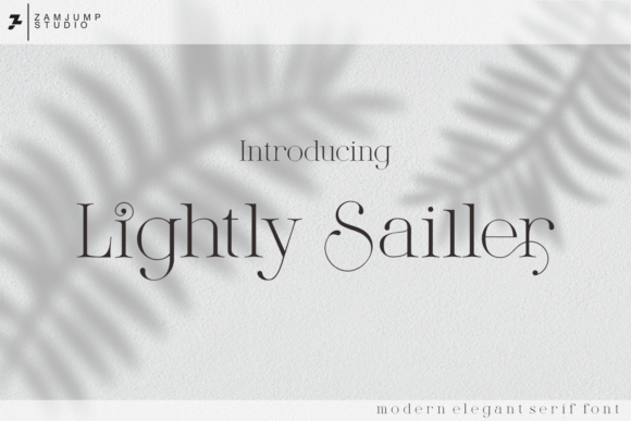 Lightly Sailler: A Serif Font for Polished Digital Layouts