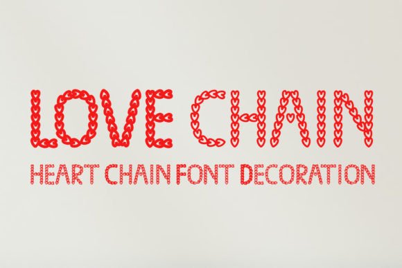 Love Chain: A Heart-Shaped Typeface Review for Joyful Branding