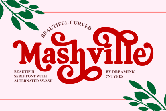 Mashville: A Casual Serif Typeface for Authentic Brand Identity