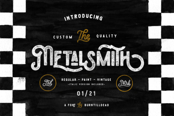 Metalsmith: A Spectacular Serif Font for Editorial Design