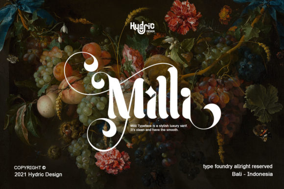 Milli Serif Font: Elevate Brand Visuals with Luxury Typography