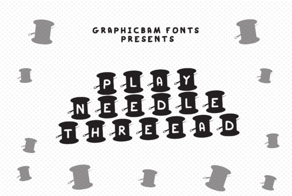 Play Needle Thread: A Creative Decorative Typeface for Branding