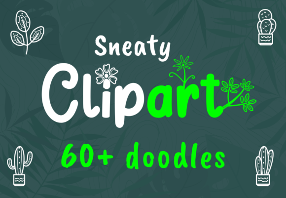 Snaty Clipart: A Creative Typeface for Organic Brand Identity
