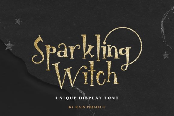 Sparkling Witch Typeface: Elevate Your Handmade Brand with Magical Typography