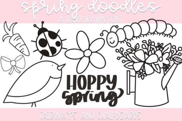 Spring Doodles: A Playful Dingbats Typeface for Modern Web Design