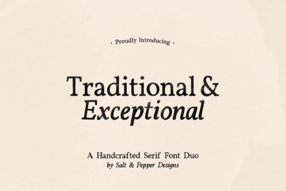 Traditional and Exceptional Typeface Review for Web Design