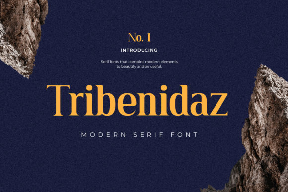Tribenidaz: A Cool and Casual Serif for Modern Branding